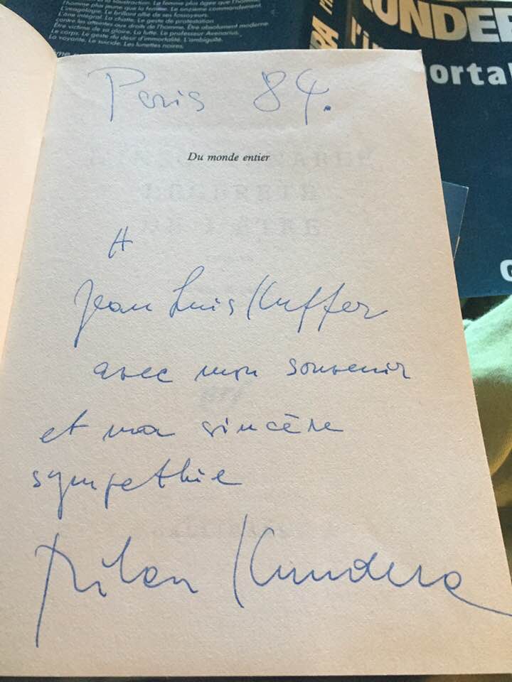 Retour à Milan Kundera